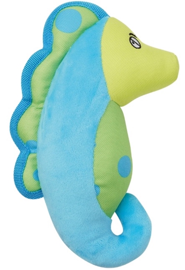 Picture of Plush Recycled dog Toy Sea horse